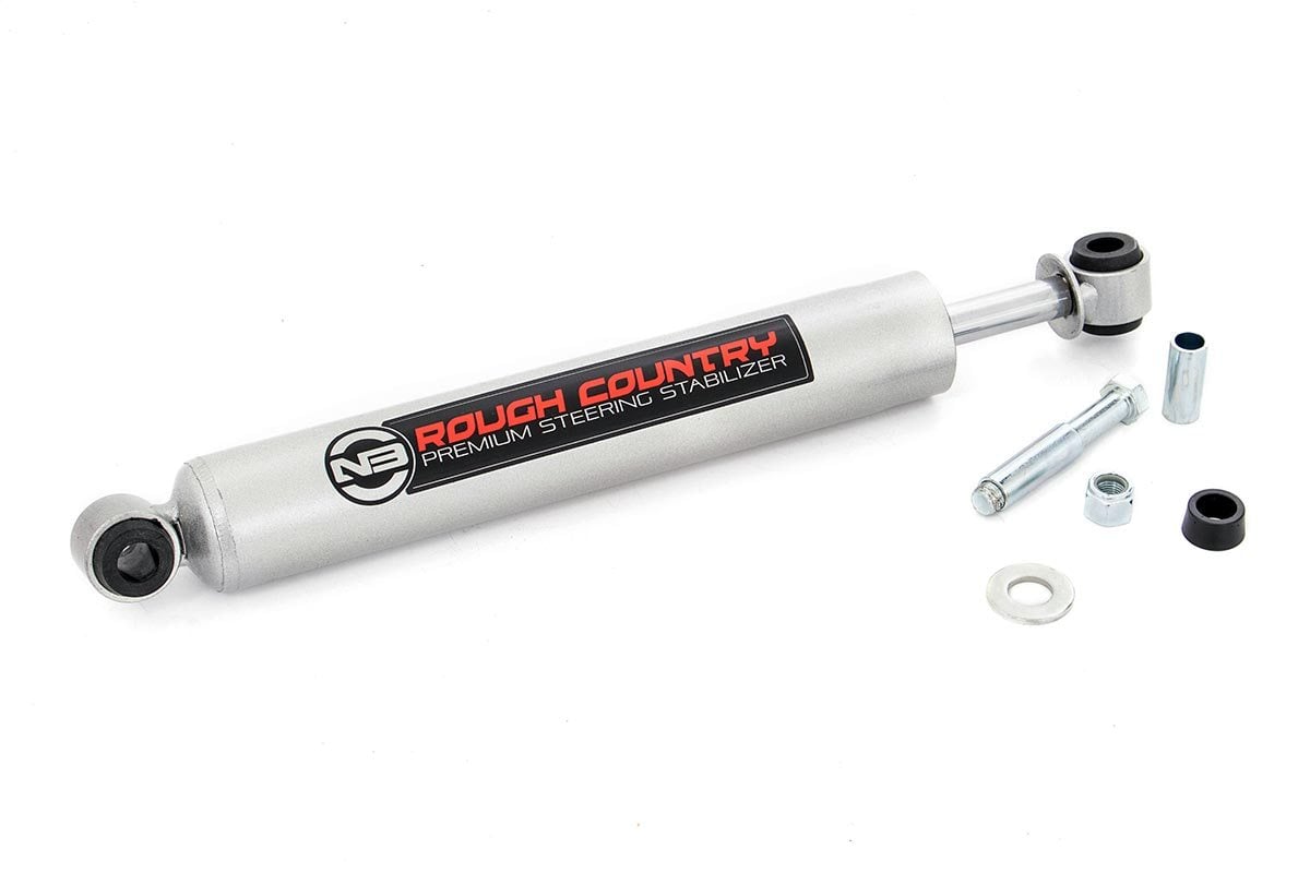 Ford F-350 Super Duty Steering Stabilizer - Rough Country - N3 - '99-'04